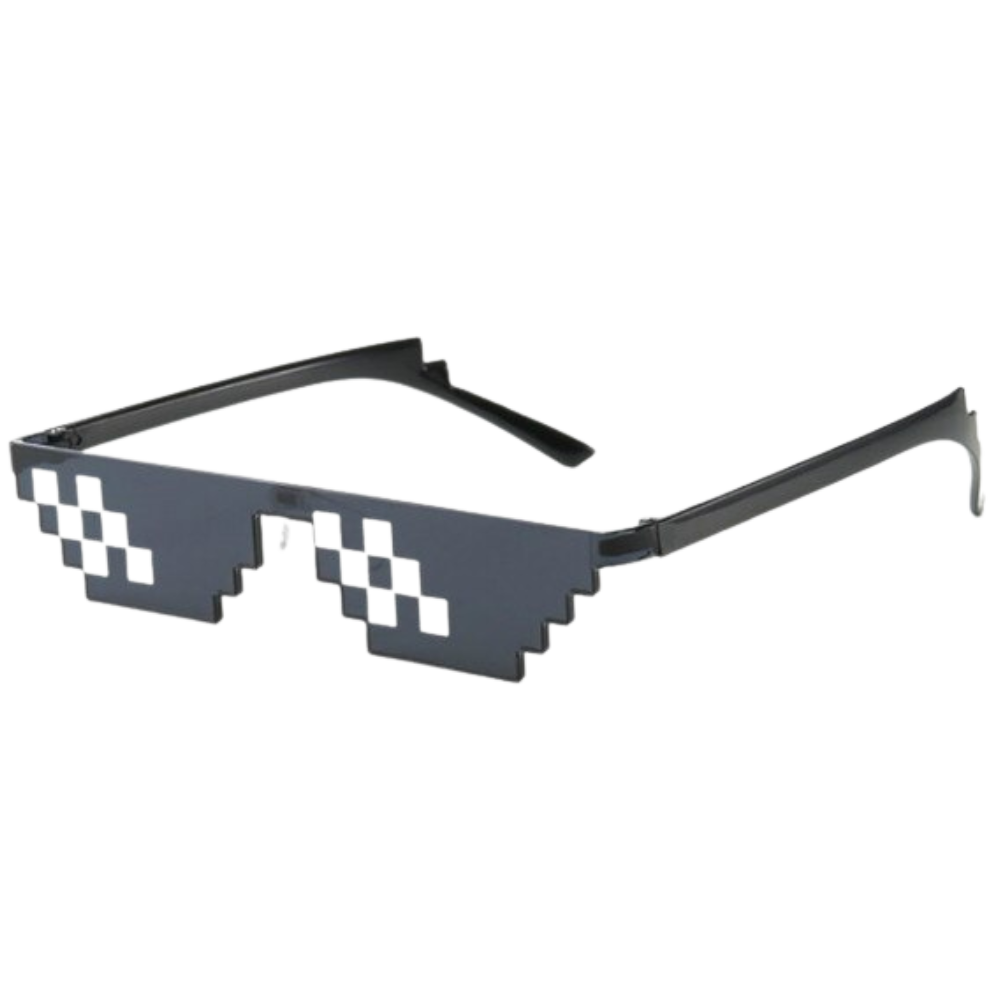 Trendy pixel sunglasses