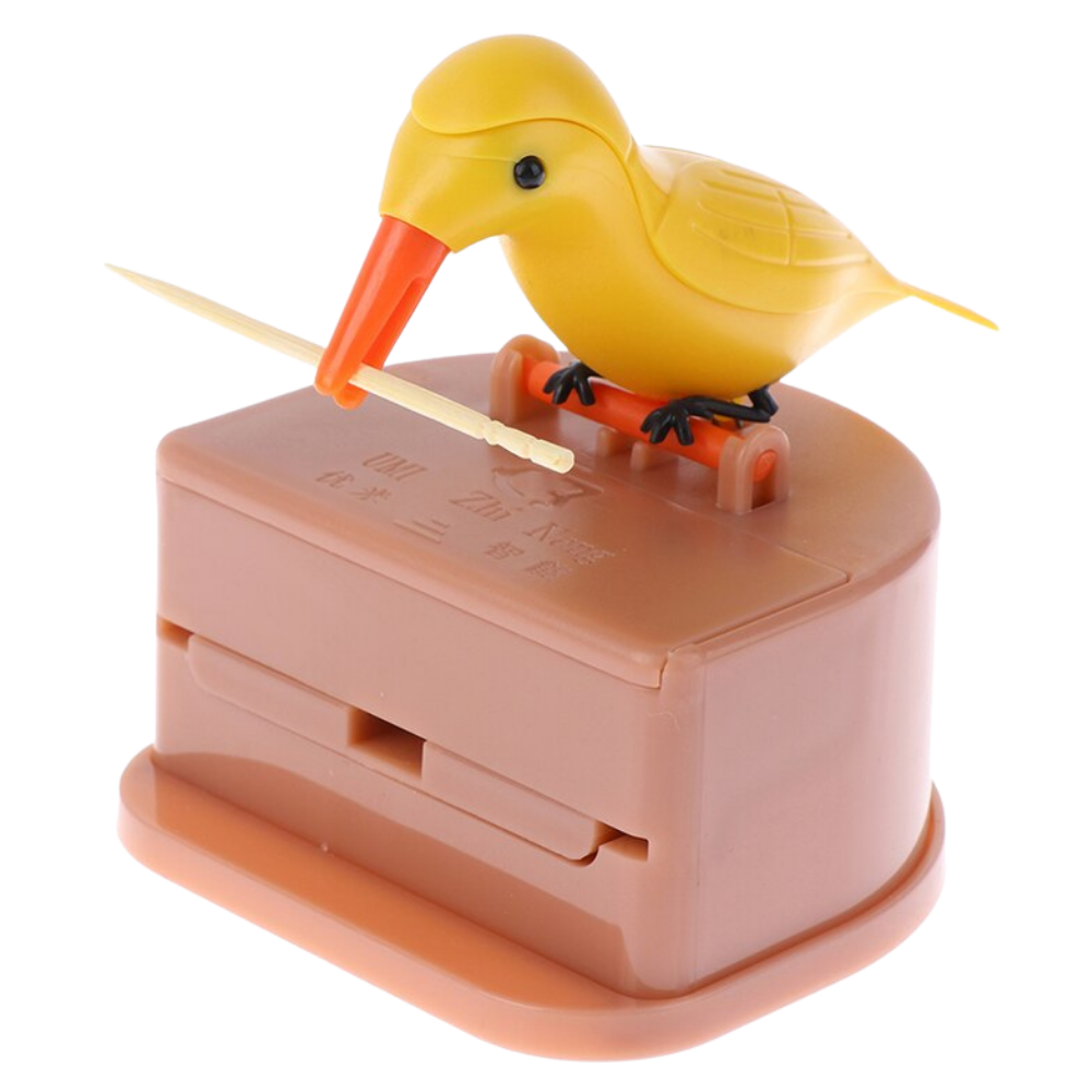 Scatola dispenser di stuzzicadenti a forma di uccelli - Ozerty