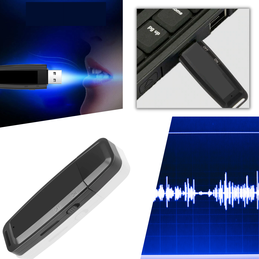 Registratore vocale USB - Ozerty