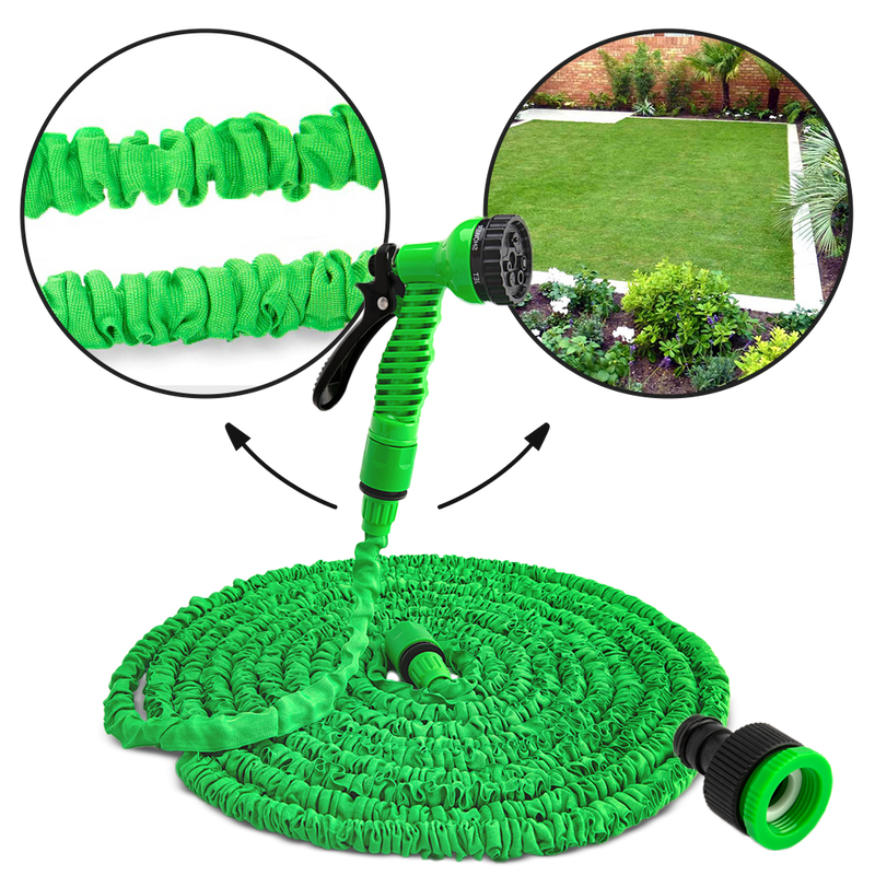 Tubo da giardino espandibile da 7,5 m con pistola a spruzzo - Ozerty