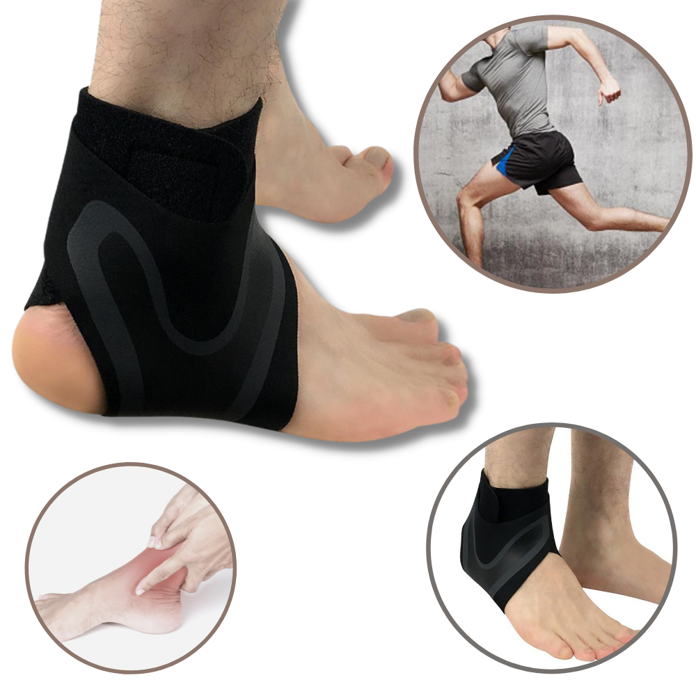 Supporto elastico traspirante per la caviglia - Ozerty
