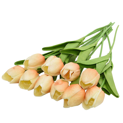 Fiore di tulipano artificiale (10 pezzi)
