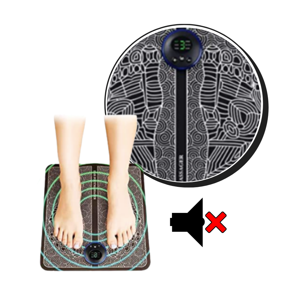 Tappetino elettrico per massaggi ai piedi - Ozerty