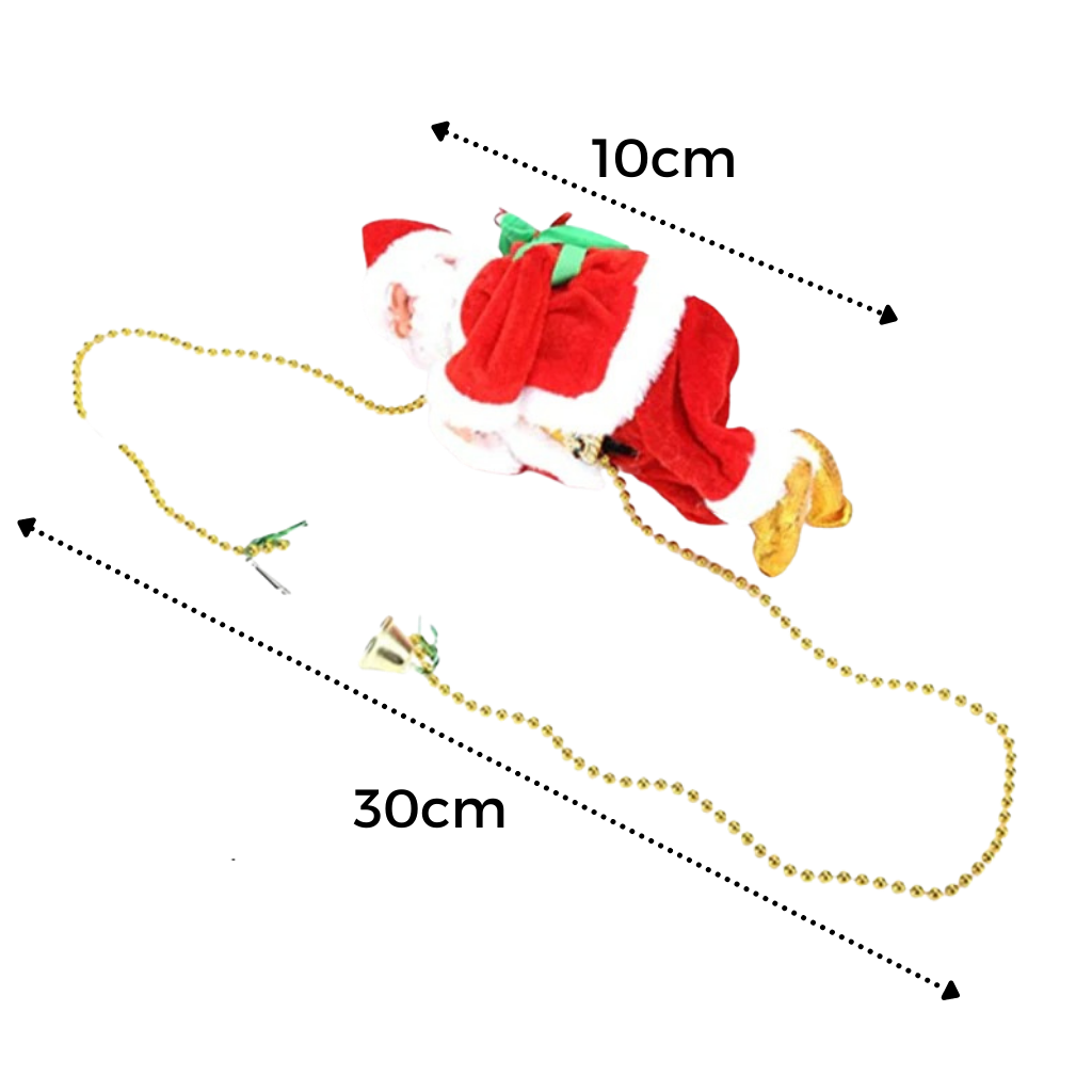 Decorazione Babbo Natale elettrico rampicante  - Ozerty