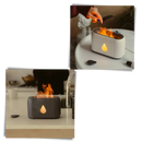 Umidificatore d'aria con effetto fiamme - Ozerty