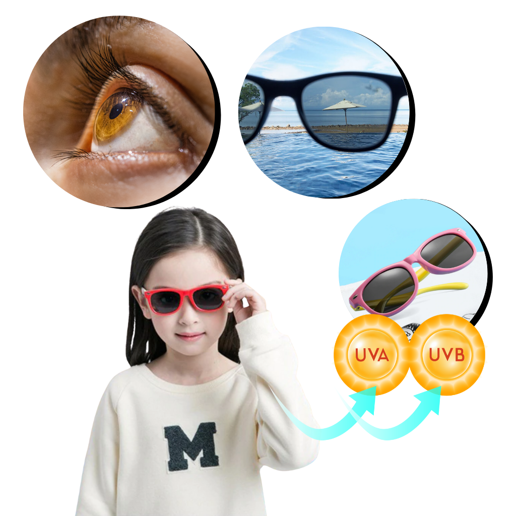 Occhiali da sole polarizzati flessibili per bambini - Ozerty