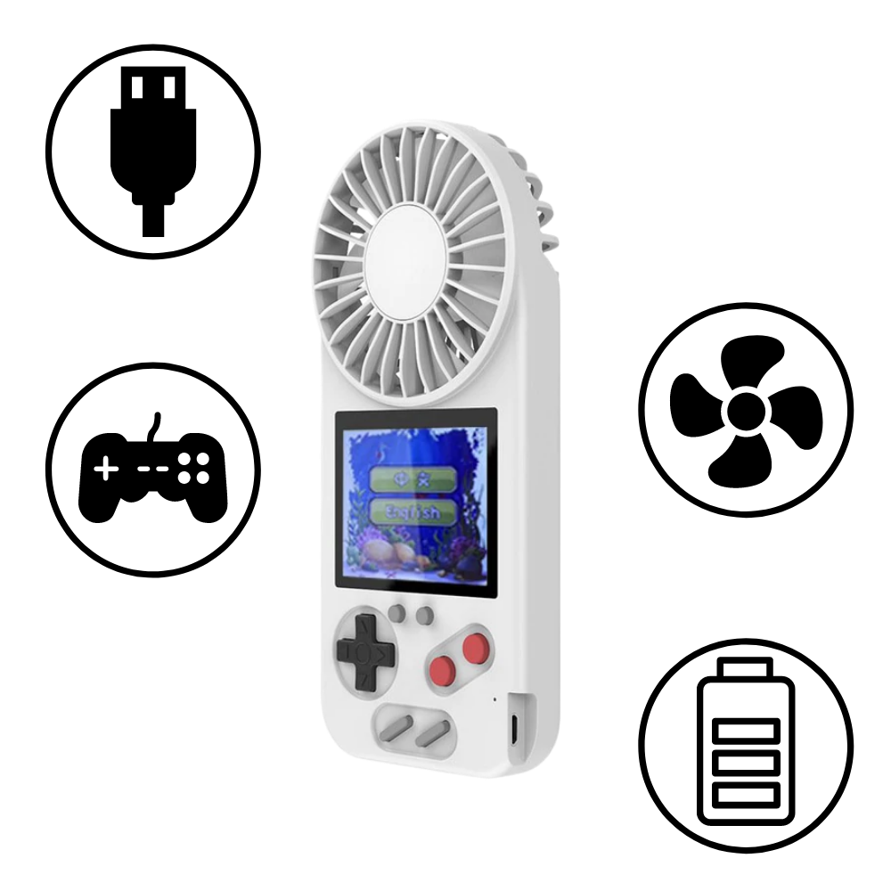 Console portatile multigioco con ventola - Ozerty