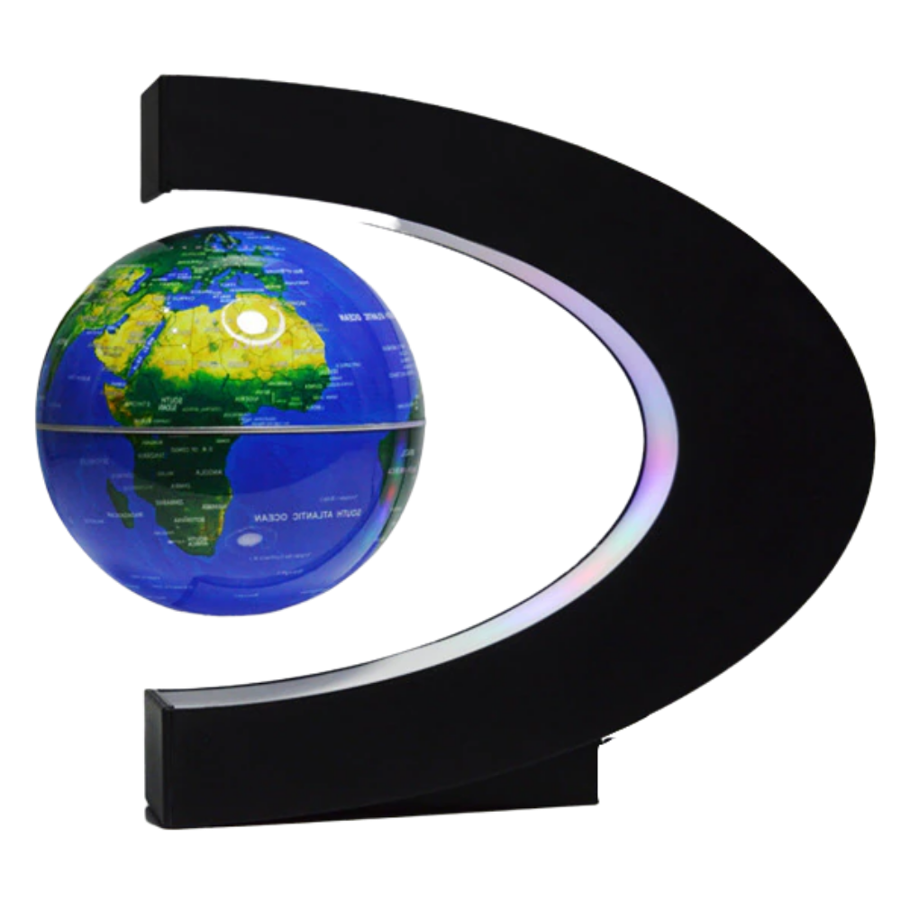 LED levitating magnetic globe
