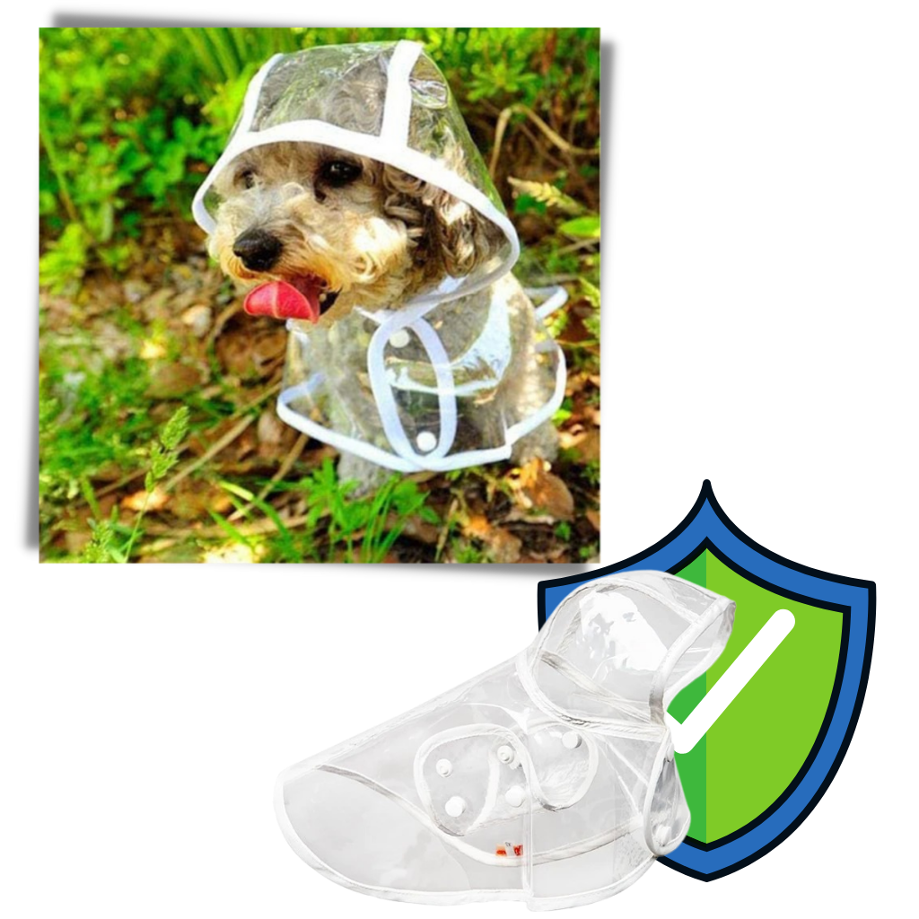 Impermeabile con cappuccio per cani  - Ozerty