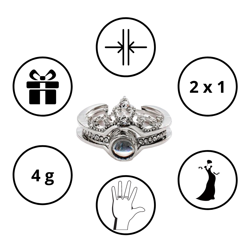 Anello con scritto
