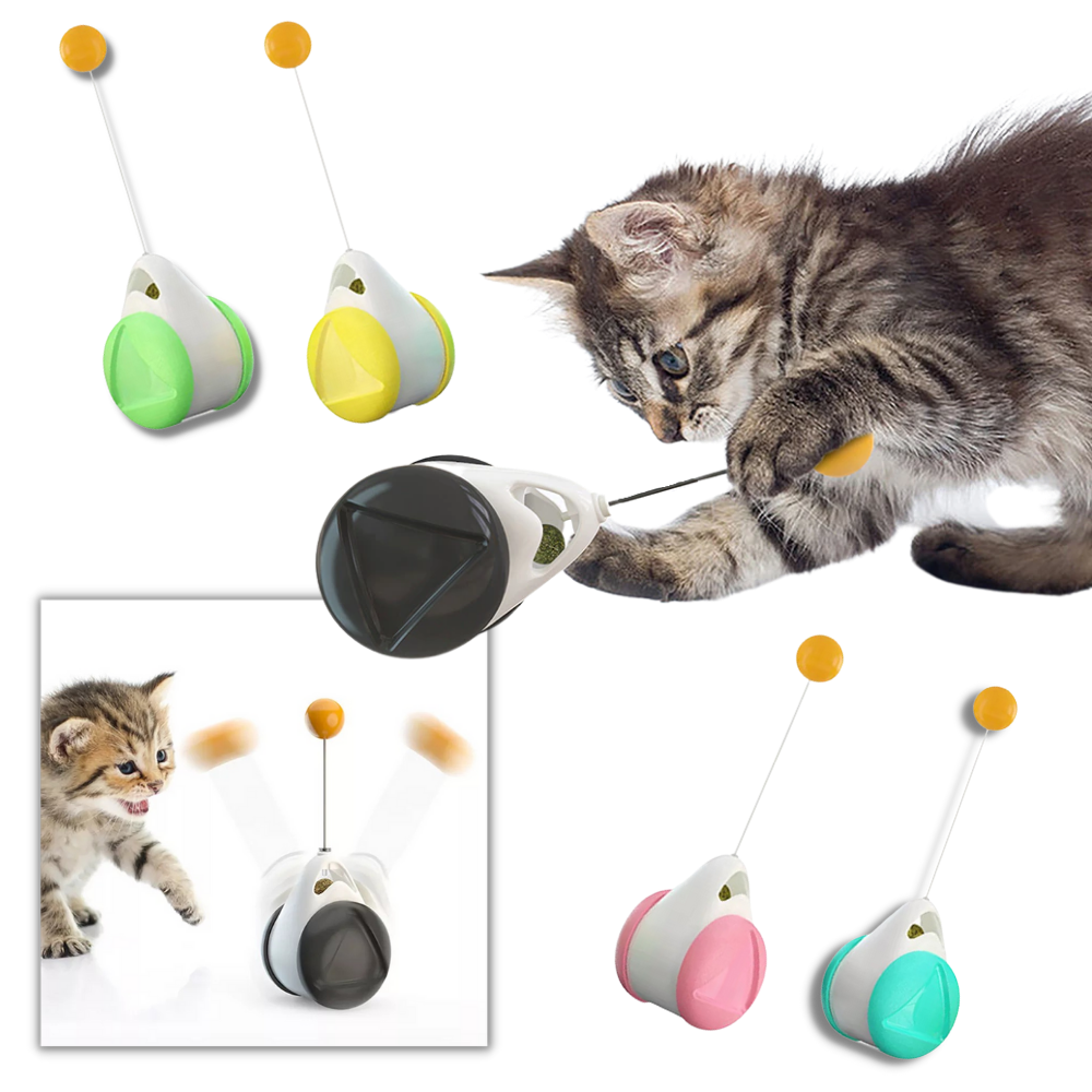 Palla giocattolo interattiva per gatti - Ozerty