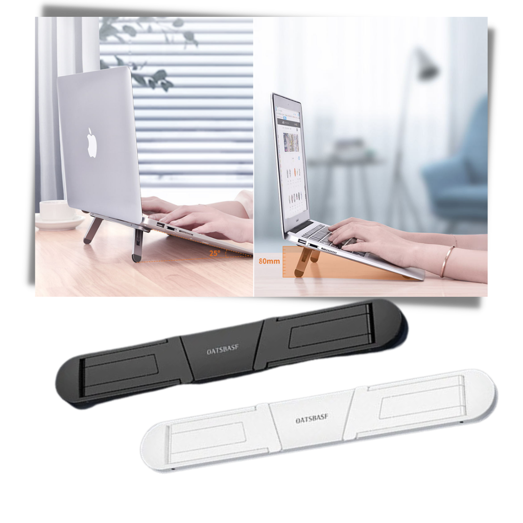 Leggero supporto invisibile in alluminio per laptop - Ozerty