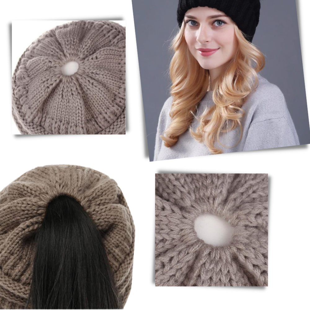 Berretto per coda e chignon - Ozerty