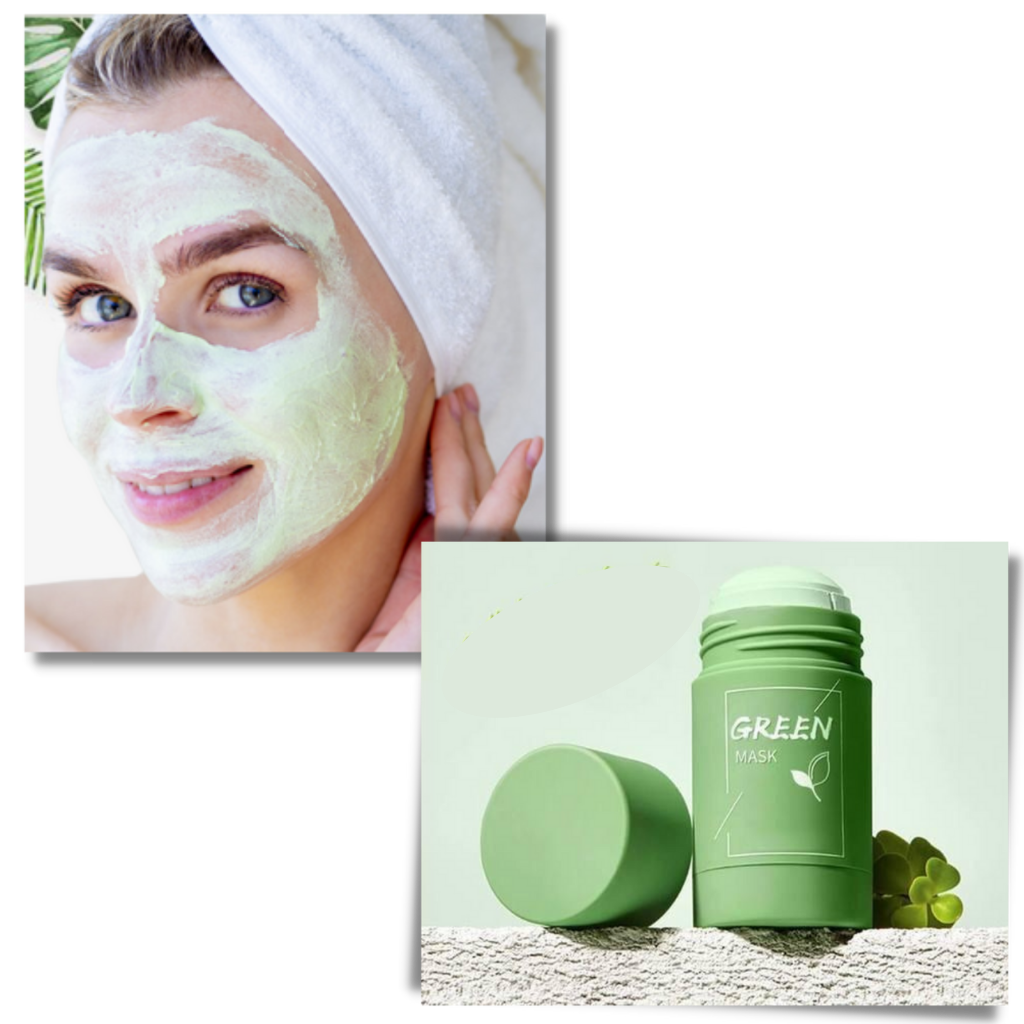 Maschera di tè verde pulizia profonda per rimuovere i pori e i comedoni - Ozerty