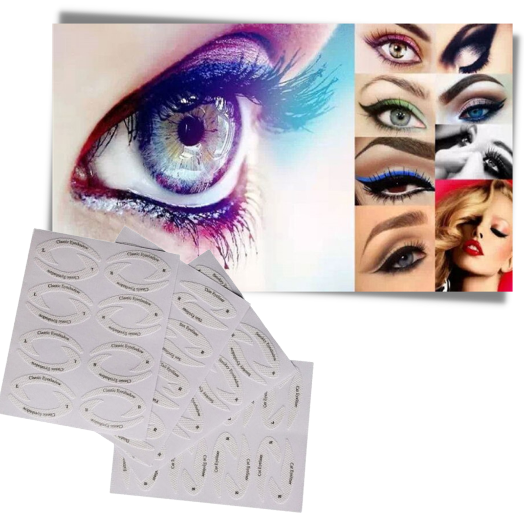 Confezione di stencil per eyeliner rapido - Ozerty