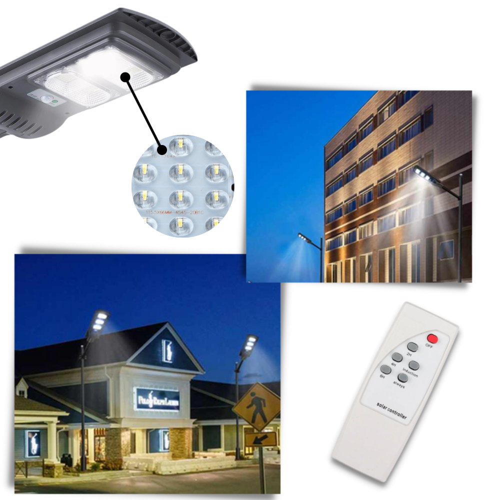 LED per esterni a energia solare con rilevamento del movimento - Ozerty