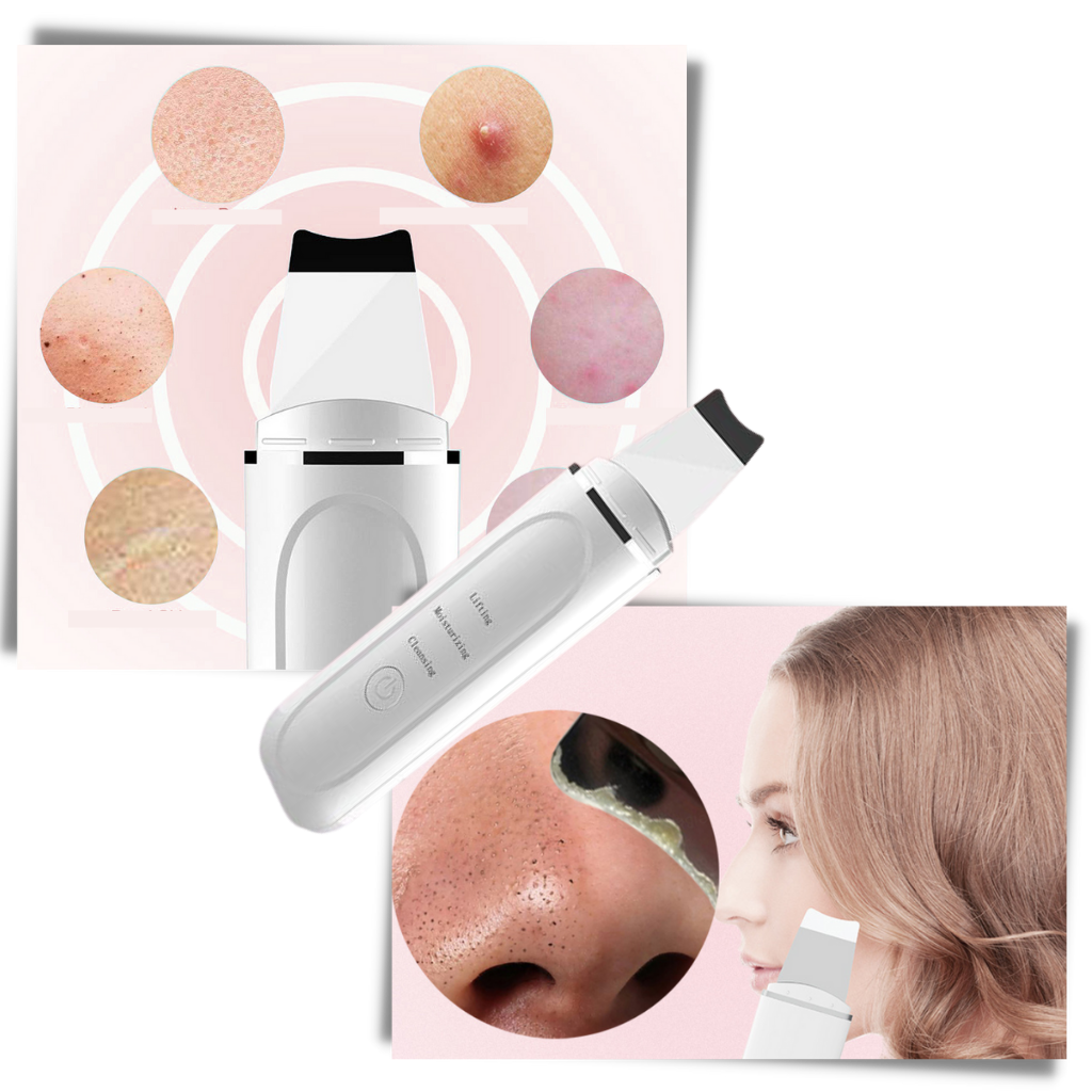Scrubber ultrasonico per la pulizia profonda del viso