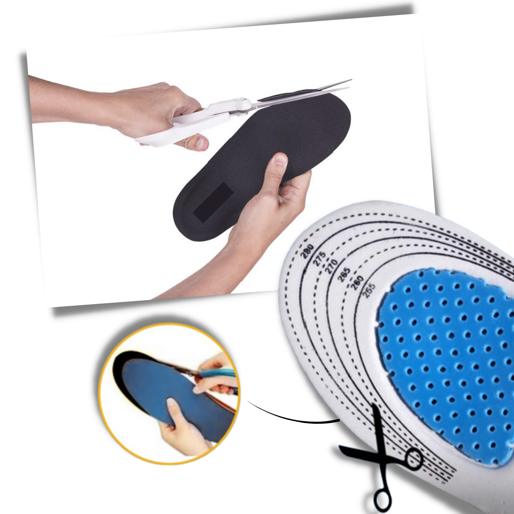 Solette gel unisex per scarpe da corsa - Ozerty