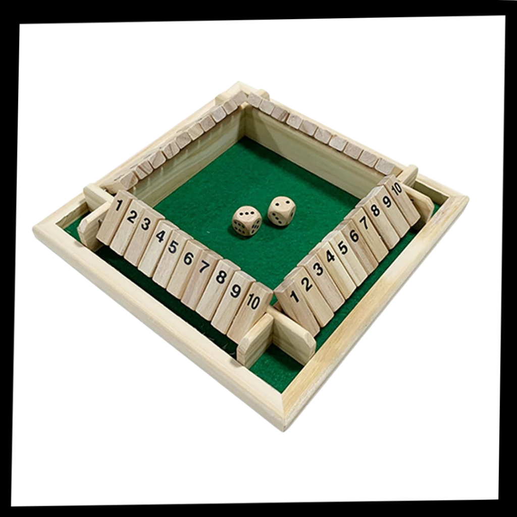 Gioco di dadi in legno - Ozerty