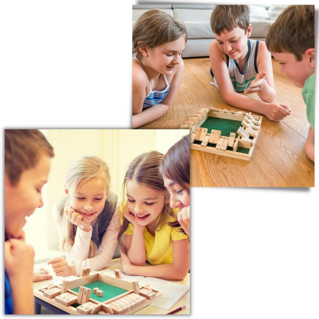 Gioco di dadi in legno - Ozerty