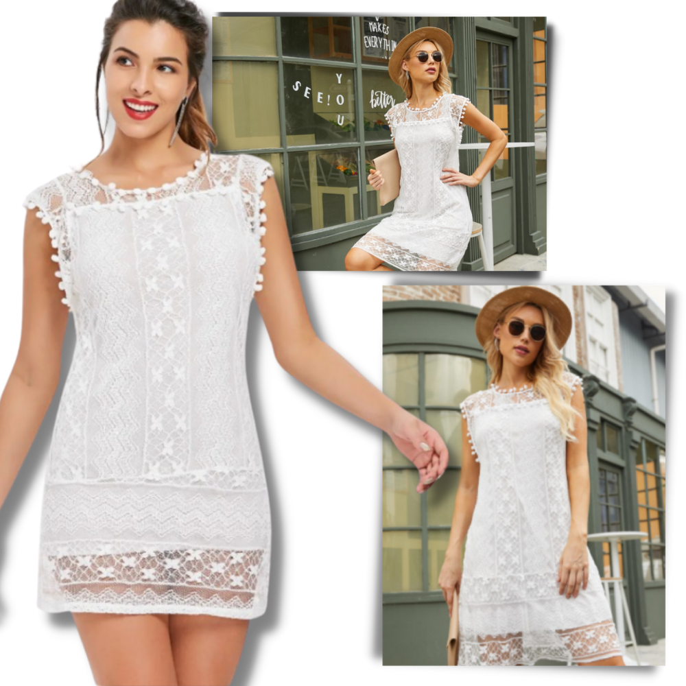 Abito Chic in Pizzo Bohémien - Ozerty