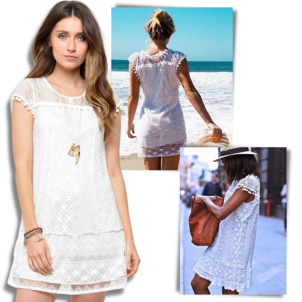 Abito Chic in Pizzo Bohémien - Ozerty